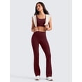 thumbnail image 3 of Pantalones CRZ YOGA Butterluxe de tiro alto acampanados 81 cm Rojo S, 3 of 7