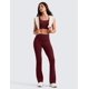 thumbnail image 3 of Pantalones CRZ YOGA Butterluxe de tiro alto acampanados 81 cm Rojo S, 3 of 7
