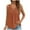 Orange, variant on Cotton Linen Vest Tops Women Summer Loose V-Neck Tank Top Plain Camisoles Casual Lightweight Swing Sleeveless Tops Comfortable Cami Basic Tees Shirts