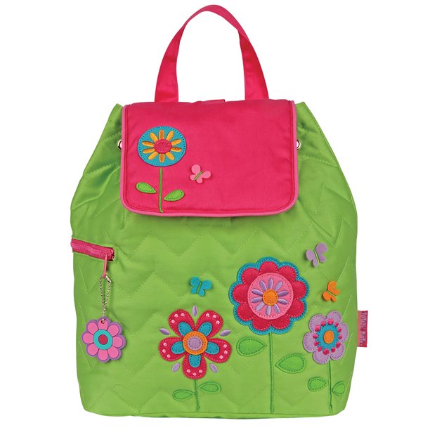 Quilted Backpack, Flower