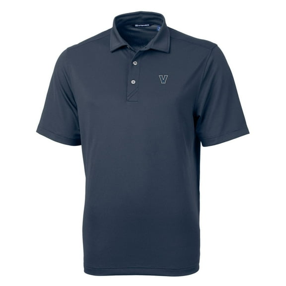 Men's Cutter & Buck Navy Villanova Wildcats Big & Tall Virtue Eco Pique Recycled Polo
