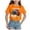 Orange, variant on TOWED22 Girls Short Sleeve T Shirts Kids Crewneck Curve Hem Soft Tunic Tops Summer Tees 5-14 Years(Black,5-6 Y)