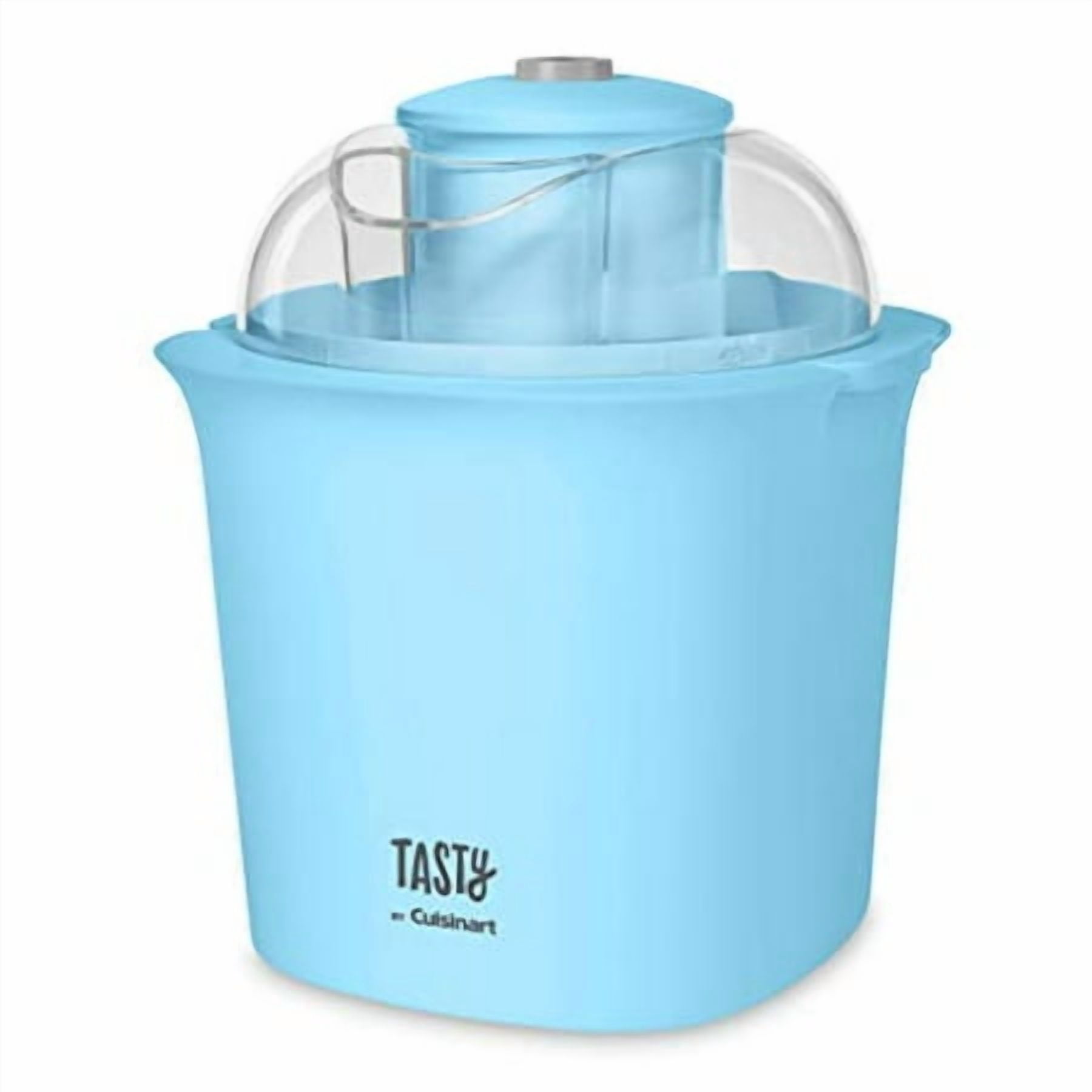 Tasty by Cuisinart Ice Cream Maker, 1.5 qt & Ice Cream Maker, Blue
