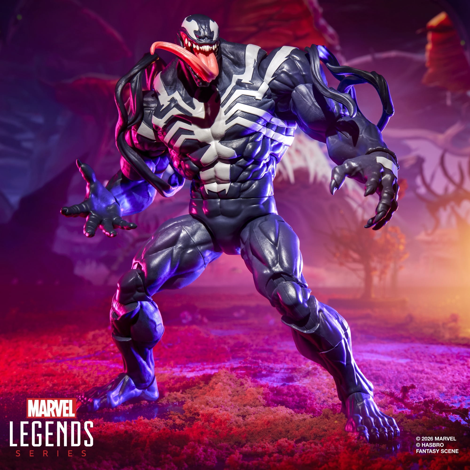 Marvel Legends Series Marvel Rivals Venom & Jeff the Land Shark 6-Inch Action Figures