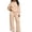 X12-2 Piece Set-Beige, variant on Womens Sweatsuits 2 Piece Set Solid Pullover Hoodie and Wide Leg Sweatpants Fall Tracksuit Athletic Jogger Sets with Pockets M