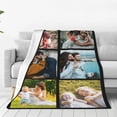 thumbnail image 3 of Personalised Blanket, Custom Blanket, Personalised Photo Blanket, Customised Photo Blanket Personalised for Adults Kids, Personalised Gifts for Mum, Dad, Boyfriend, Girlfriend (1 photo), 3 of 6