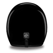 Daytona Helmets Cruiser D.O.T. Approved Open Face Three Quarter Shell Motorcycle Helmet With Visor