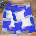 thumbnail image 4 of Blue Purple Gray Kitchen Towels Set of 4, Water Absorbent Dish Towel, Geometric Abstract Oil Painted Modern Decorative Hand Towels - Quick Drying Cloth for Cooking Baking, 18x28 Inch, 4 of 8
