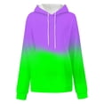 thumbnail image 6 of HAPIMO Gradient Sweatshirt for Women Pocket Drawstring Pullover Tops Heart Graphic Print Long Sleeve Relaxed Fit Womens Hoodie Sweatshirt Teen Girls Clothes Purple, 6 of 6