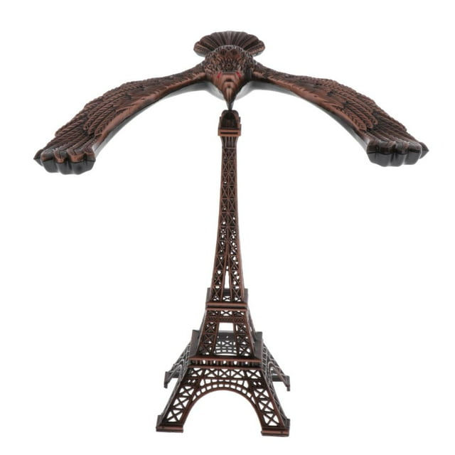 Creative Iron Tower Balance Eagle Statue Gift DIY Craft Rojo Bronce 20cm Sunnimix equilibrio artesanía torre de aves