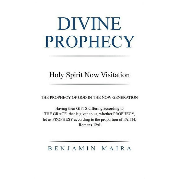 Divine Prophecy : Holy Spirit Now Visitation