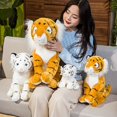 thumbnail image 2 of Muñecos de peluche de peluche con forma de tigre kawaii de simulación, 2 of 5