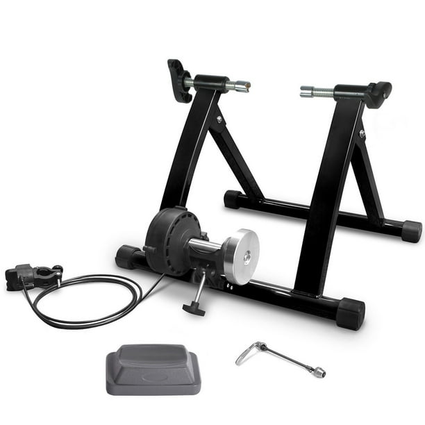 Bouanq Bike Trainer Stand Magnetic Bicycle Stationary Stand For Indoor Exercise Walmart Com Walmart Com