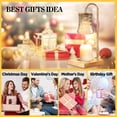 thumbnail image 7 of Behome Candle Warmer Lamp with Timer & Dimmer, Wax Melt Warmer with 2 Bulbs for Jar Candles, Home Decoration Gifts for Women, Gold, 7 of 7