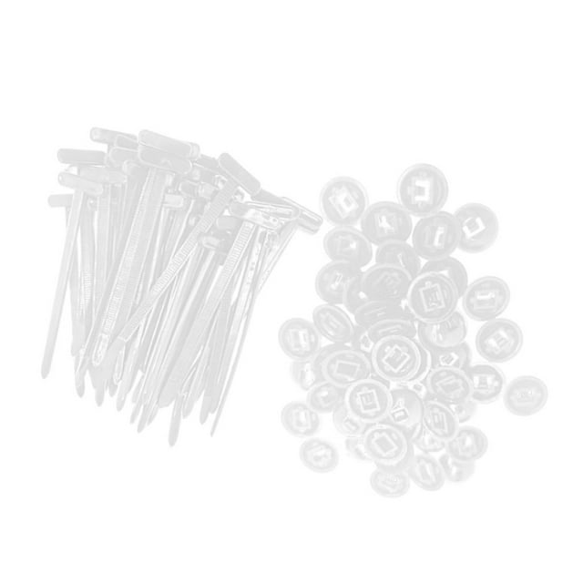 Bridas universales para cables, correas para gestión de cables, bridas autoblocantes multiusos 50 bridas de nailon