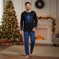 thumbnail image 2 of RUINIXCW Family Christmas Pajamas Matching Sets Xmas PJS Holiday Jammies for Whole Family Tree Long Sleeve Tops and Plaid Pants Family Christmas Outfits Sleepwear, 2 of 10
