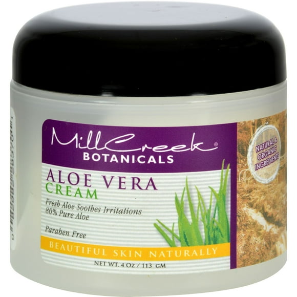 Mill Creek 0261701 Aloe Vera Cream - 4 oz