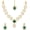 Green2, variant on Women's Indian Gold Plated Jewelry Set, Bollywood Style Necklace Earrings Rhinestone Kundan Jewelry, Jewelry Set For Party, Wedding, Engagement & Festive Occasions