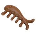 thumbnail image 4 of Peine de masaje de sándalo con dientes anchos para raspar el cuero cabelludo, con forma de animal, para cuello, espalda y brazos., 4 of 14