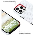 thumbnail image 5 of Compatible with MagSafe Polka Dot Case for iPhone 16 Pro Max, Cute Aesthetic Polka Dots Magnetic Phone Case, Soft TPU and Hard PC Protective Phone Cover for Women Girls - Polka Dot, 5 of 7