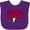 Purple, variant on Inktastic These Fools Put My Cape on Backwards &reg; Boys or Girls Baby Bib