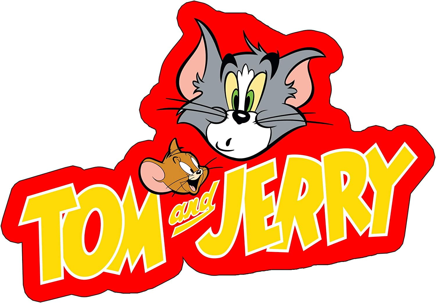 C&D Visionary Tom & Jerry Logo Sticker, Multi-Colored - Walmart.com
