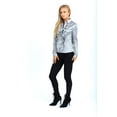 thumbnail image 3 of Fantazia Apparell Womens Long Sleeve Button Closure w Ruffle Collar Top, 3 of 4