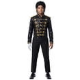 thumbnail image 2 of 3-Piece Pop Star Halloween Costume Set Top with Wig and Glove for Stage Performance Show Retro Role Play Event Dance Star Outfit for Celebration S, 2 of 7