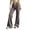 Light Brown02, variant on Stralyhd Wide Legs Pants Woman Casual Fleece Flowy Pants Plaid Elastic Waist Lounge Trousers with Pockets Purple Pink S