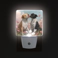 thumbnail image 3 of Dogs Kiss Among Flowers Cute Valentine LED Night Light Sensor Lamp Plug-in Adjustable Brightness 2 Pack, 3 of 7