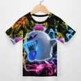 thumbnail image 3 of Luigi's Mansion Unisex T-Shirt for Boys Girls Short Sleeve Sports Top Breathable Blouse 3D Prints Tee Shirts Casual Children Clothing 140CM, 3 of 8