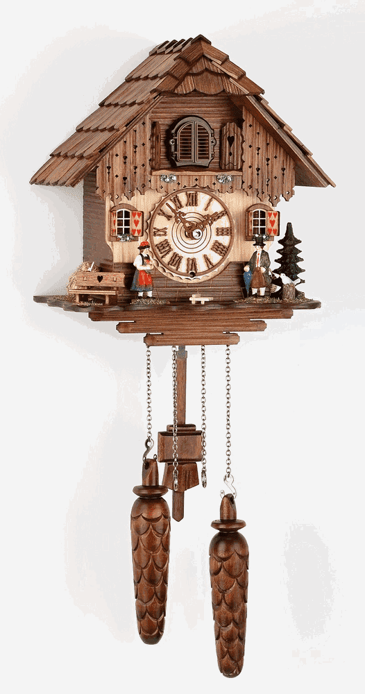Trenkle Kuckulino Black Forest Clock with quartz movement and cuckoo chime TU 2038 PQ