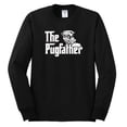thumbnail image 2 of Wild Bobby,The Pugfather Funny Godfather Movie Logo Pug Parody, Father's Day, Men Long Sleeve Shirt, Black, Small, 2 of 3