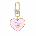 thumbnail image 1 of Asesinos sin apetito. Llavero de metal en forma de corazón dorado, 1 of 3