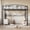 black, variant on Space-Saving Heavy Duty Metal Loft Bed Frame - Twin Size - Arched Guardrail & Safety Ladder - Sturdy Bedroom Furniture - No Box Spring Needed - Gold, Twin Size