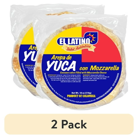 (2 pack) El Latino Arepa De Yuca Con Queso 3PK