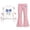 Beige, variant on Iyufng Fall 2 Piece Sets for Girls, Bow Decor Top with Slightly Flared Pant Set, Girls Printed Tracksuits, Ages 5–15 Multiple Colors