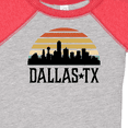 thumbnail image 4 of Inktastic Dallas Texas Skyline Vintage Boys or Girls Baby Bodysuit, 4 of 5