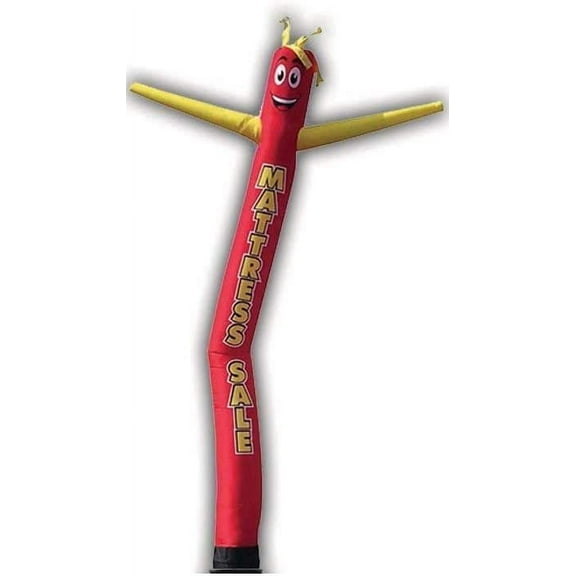 Cobb Promo Inflatable Tube Man Guy Puppet Dancer 18ft - Mattress Sale Red/Yellow - Body only, Without air Blower