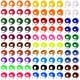 thumbnail image 1 of ONEST 100 piezas de juguetes de gusanos mágicos, juguetes de gusanos peludos y retorcidos, recuerdos de fiesta de carnaval, 25 colores, 1 of 3