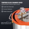 thumbnail image 4 of VEVOR 5 Gallon 1/5 HP 150 W Vacuum Chamber and 3.5 CFM Single Stage Pump Degassing Chamber Kit for Degassing Urethanes Silicones Epoxies and Resins, 4 of 9