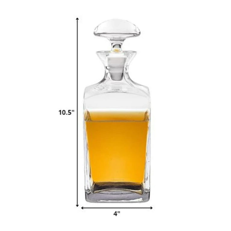 Mouth Blown European Crystal Scotch Or Whiskey Decanter 34 Oz Mouth Blown European Crystal Scotch Or Whiskey Decanter 34 Oz