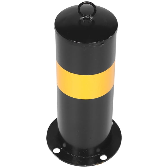 OULII Safety Bollard Posts Traffic Safety Warning Column Steel for Construction Sites 1Pack