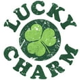 thumbnail image 3 of CafePress - Lucky Charm [Shamrock] Women's Light Pajamas - Women's Short Sleeve Print T-Shirt and Pants Light Cotton Pajama Set, 3 of 7
