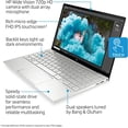thumbnail image 5 of HP ENVY Laptop 13-ba1010nr, 13.3" FHD (1920 x 1080), Intel Core i7-1165G7, 8 GB DDR4-2666 SDRAM (onboard), 256 GB SSD, Intel Iris X Graphics, Windows 10 Home 64, Natural silver aluminum, 5 of 13