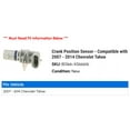 thumbnail image 2 of Crank Position Sensor - Compatible with 2007 - 2014 Chevy Tahoe 2008 2009 2010 2011 2012 2013, 2 of 2