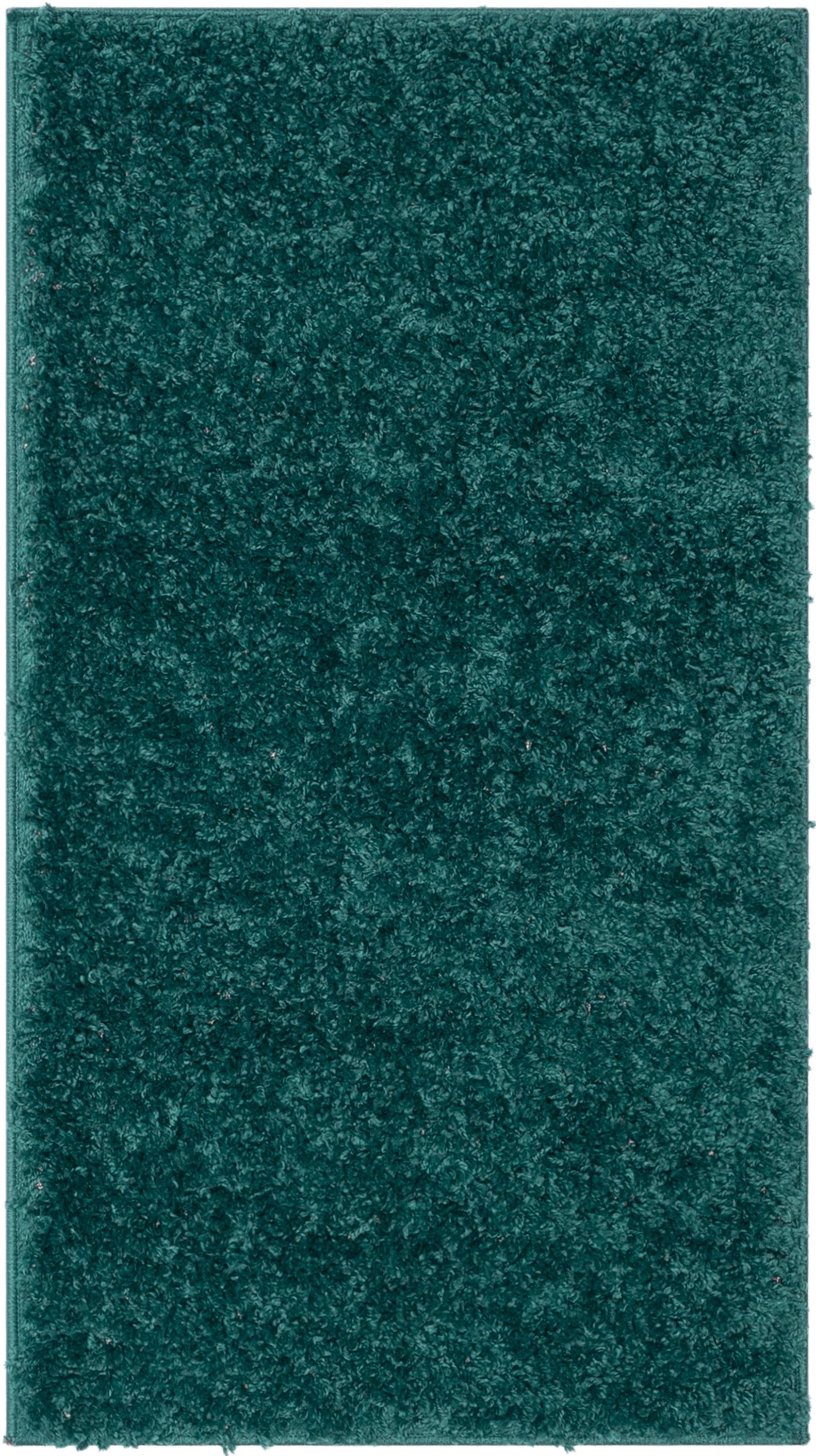 Well Woven Elle Basics | Emerson Shag Green | Textured Mat Rug 2x4 (2'3" x 3'11")