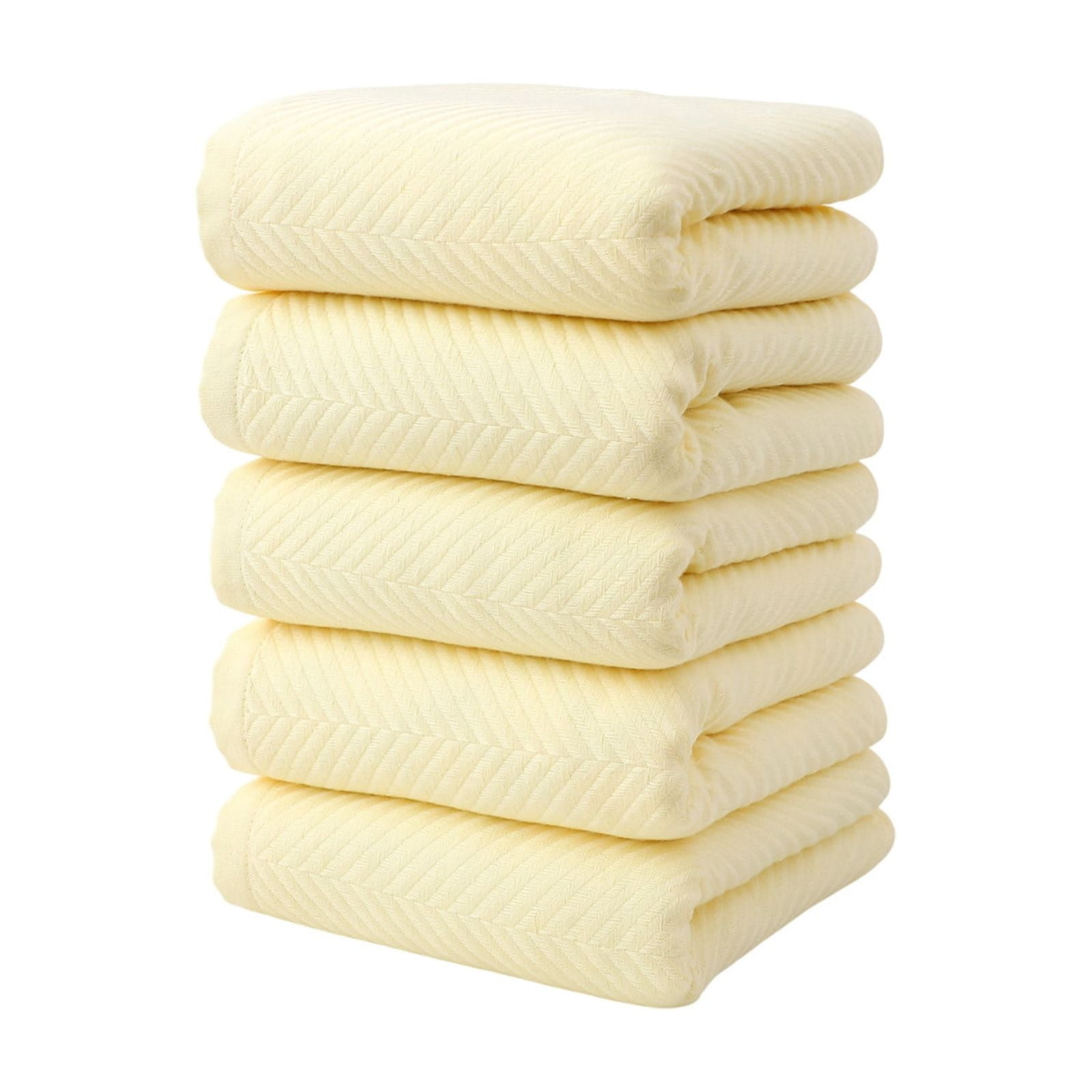 Stijggn 5pcs Bath Towels Save on Towels American Soft Linen Luxury Hand Towels for Bathroom, 600 GSM Hand Face Towels for Home & Bathroom