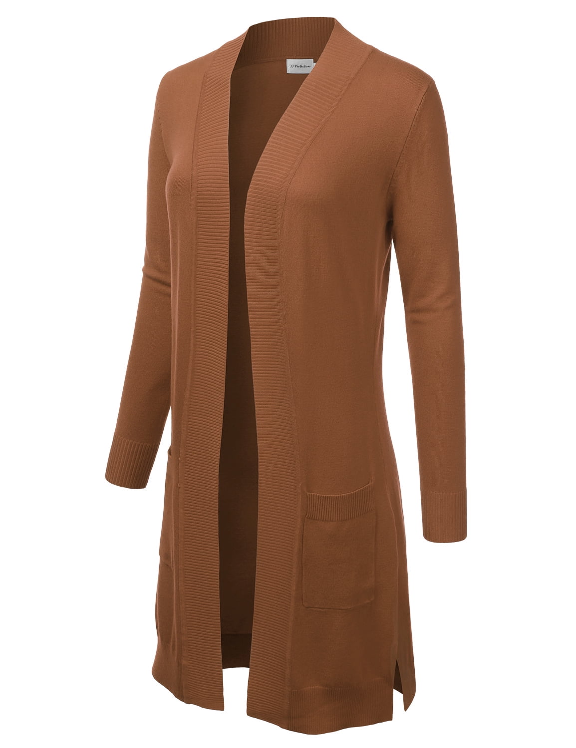 light brown long cardigan