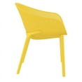 thumbnail image 4 of Compamia Sky Patio Dining Arm Chair in Yellow, 4 of 7